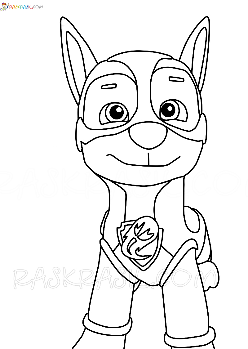 171 Mighty Pups Movie Coloring Pages Printable 45