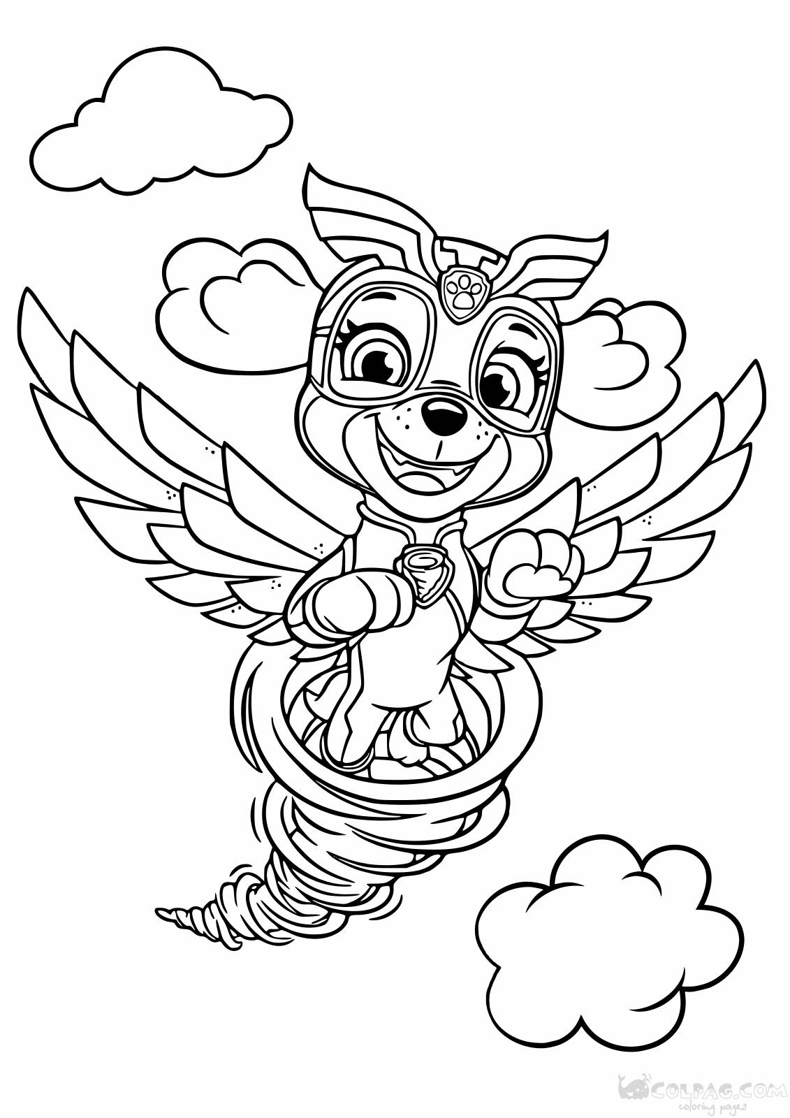 171 Mighty Pups Movie Coloring Pages Printable 53