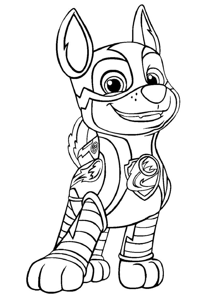 171 Mighty Pups Movie Coloring Pages Printable 54