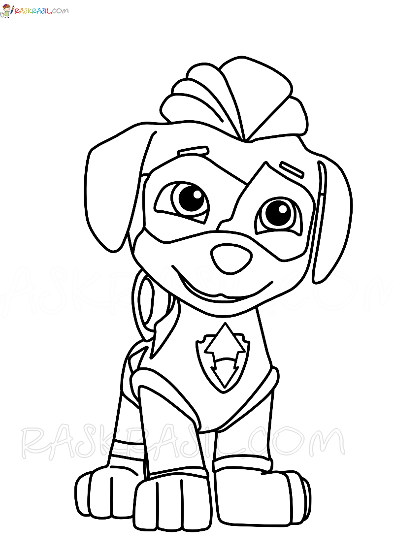 171 Mighty Pups Movie Coloring Pages Printable 68