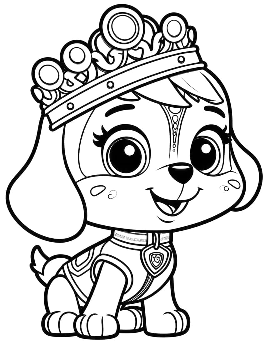 171 Mighty Pups Movie Coloring Pages Printable 81