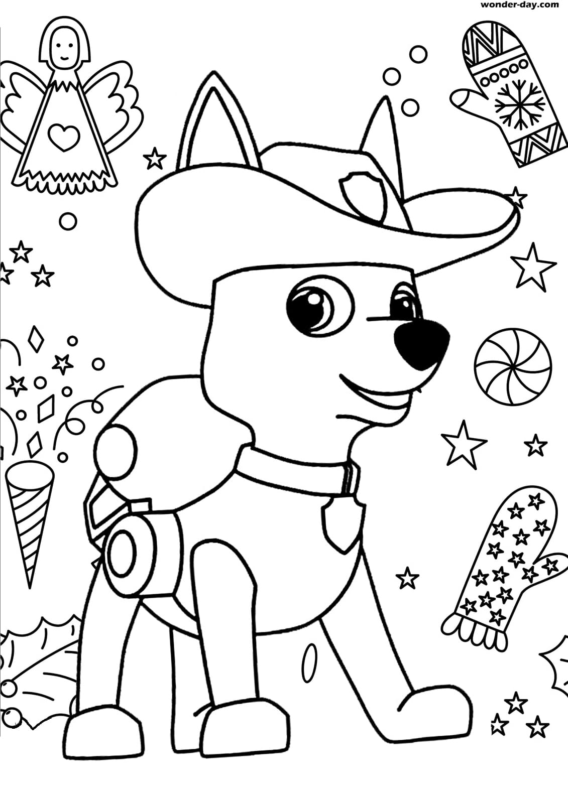 171 Mighty Pups Movie Coloring Pages Printable 97