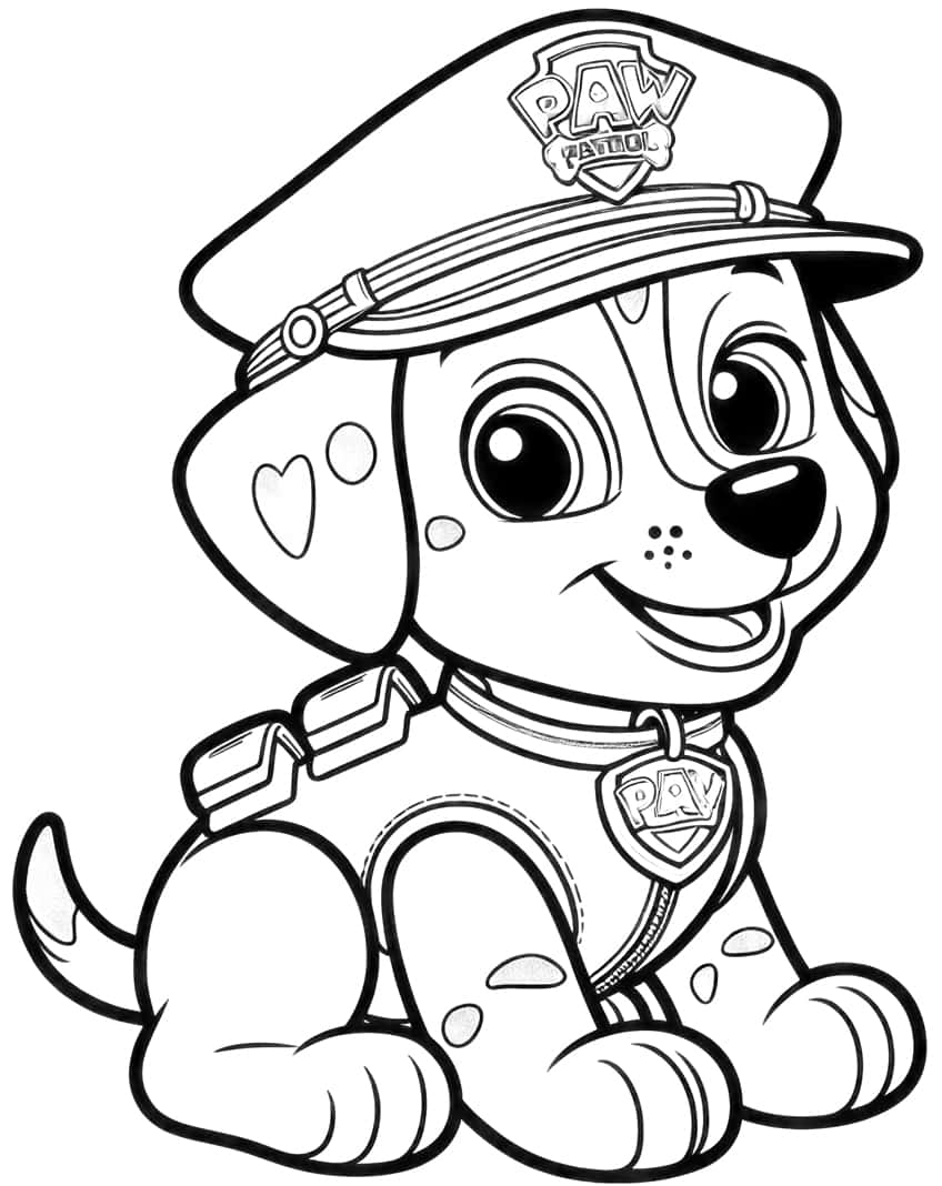 171 Mighty Pups Movie Coloring Pages Printable 98