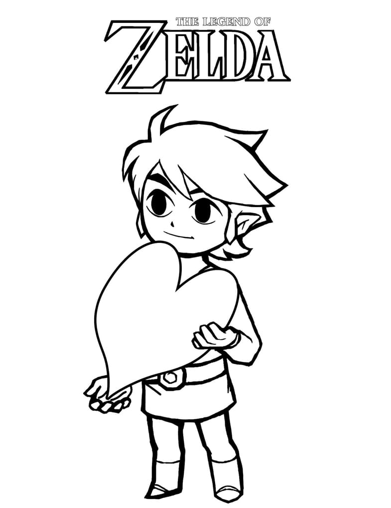 180+ Zelda Color Page Ideas 47