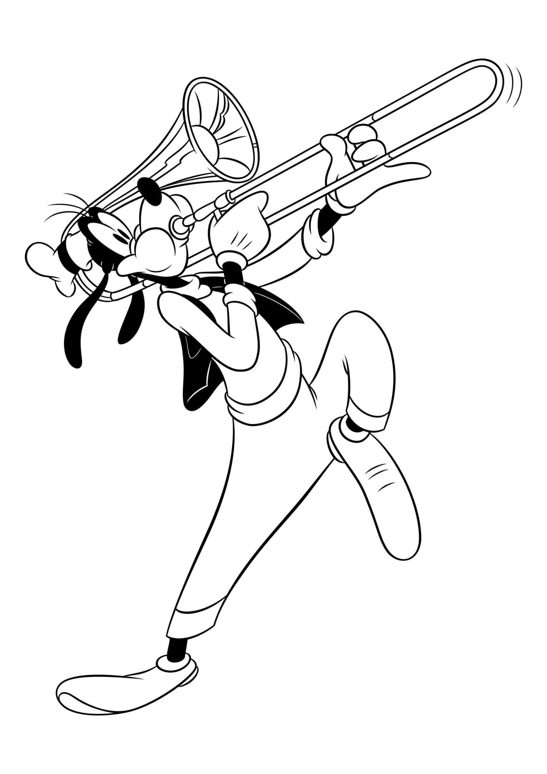 195 Trombone Coloring Pages Printable 1