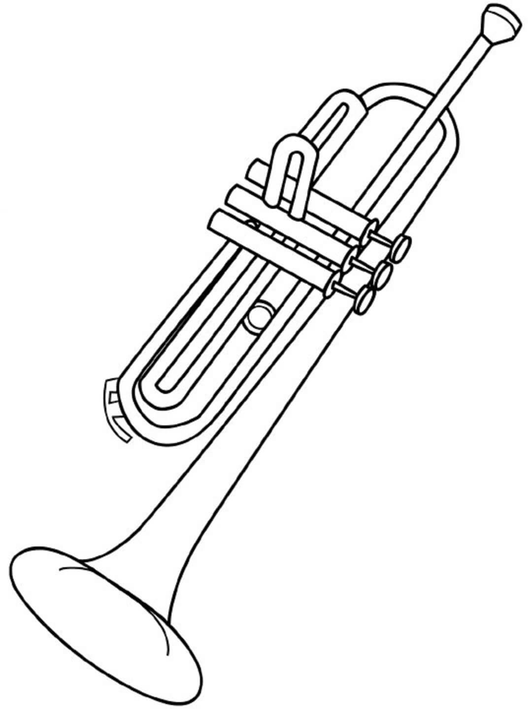 195 Trombone Coloring Pages Printable 11