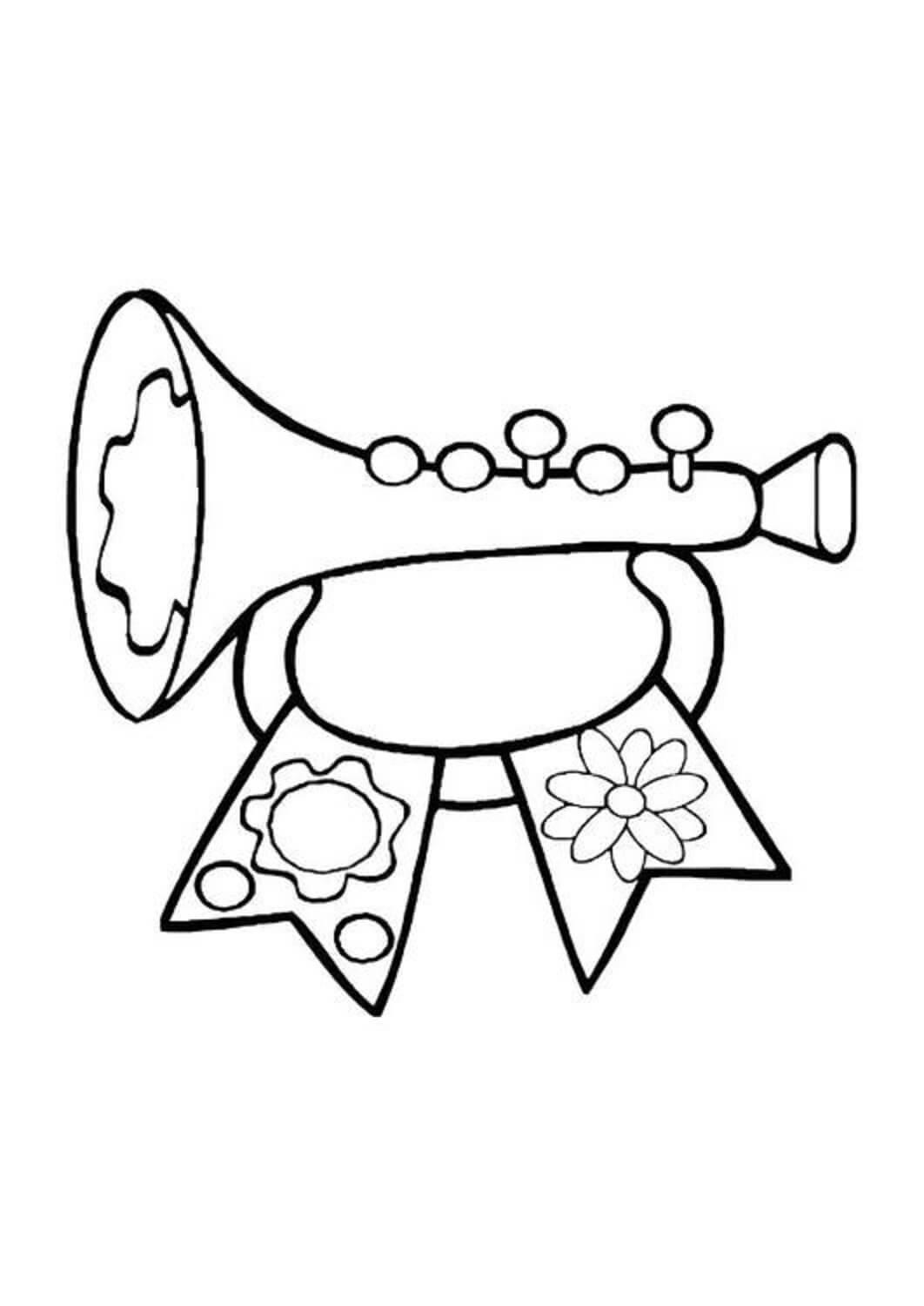 195 Trombone Coloring Pages Printable 14