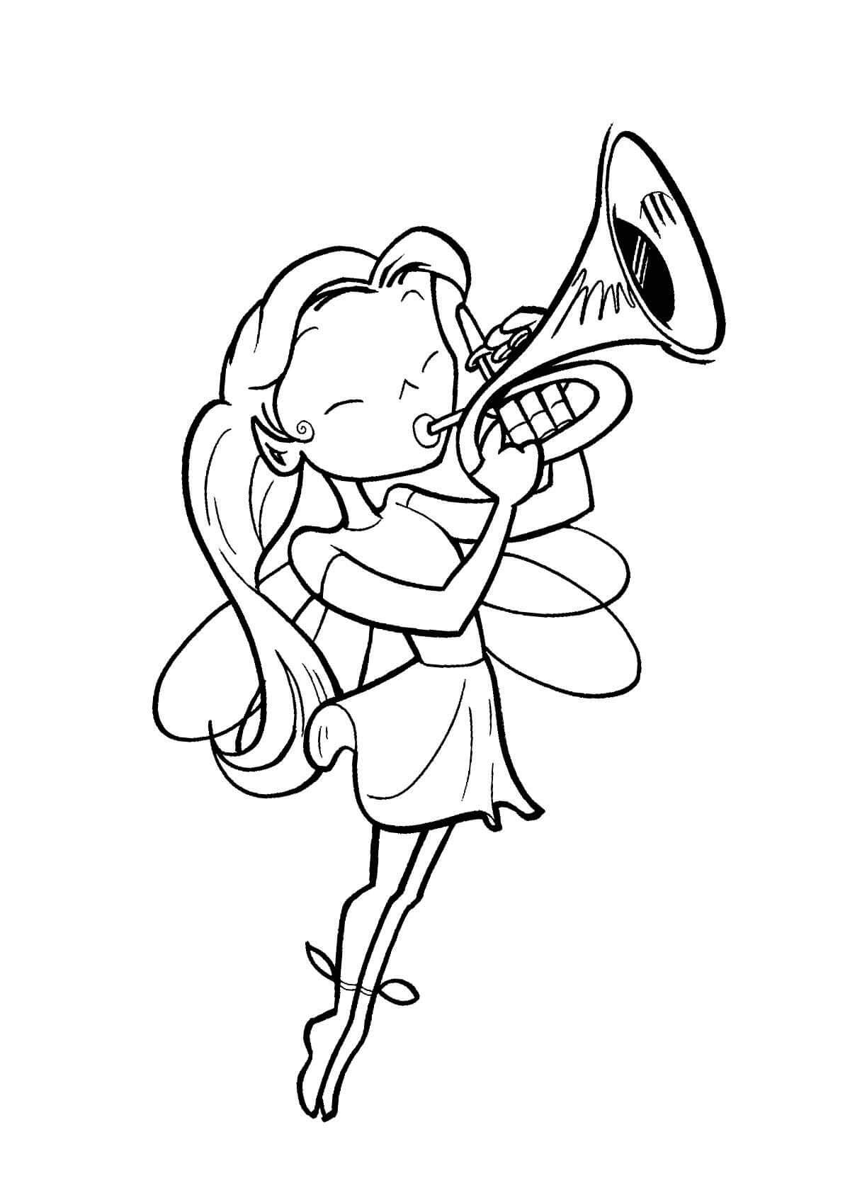 195 Trombone Coloring Pages Printable 15