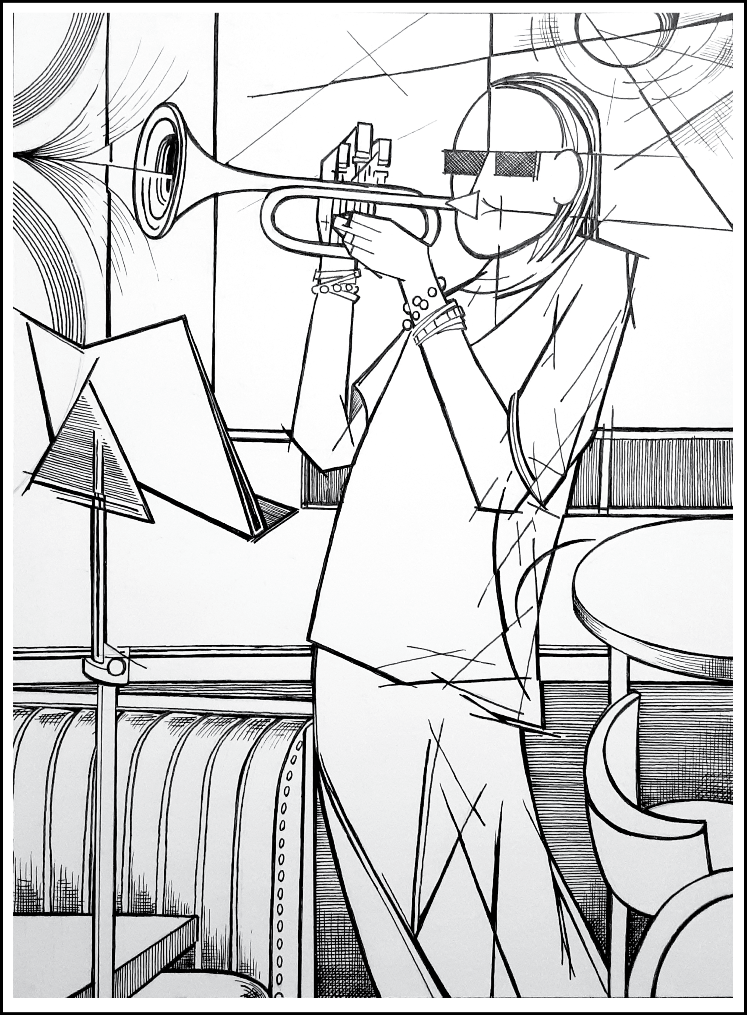 195 Trombone Coloring Pages Printable 16