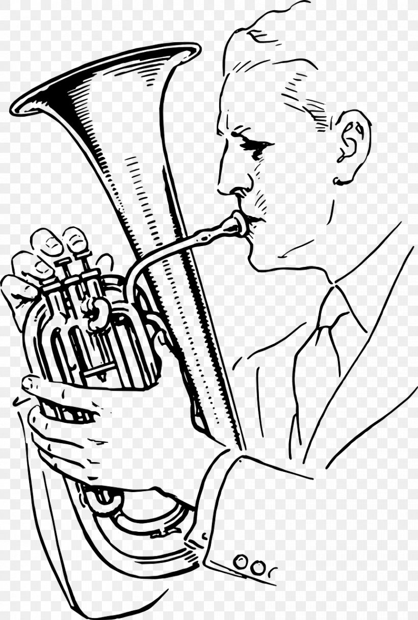 195 Trombone Coloring Pages Printable 186