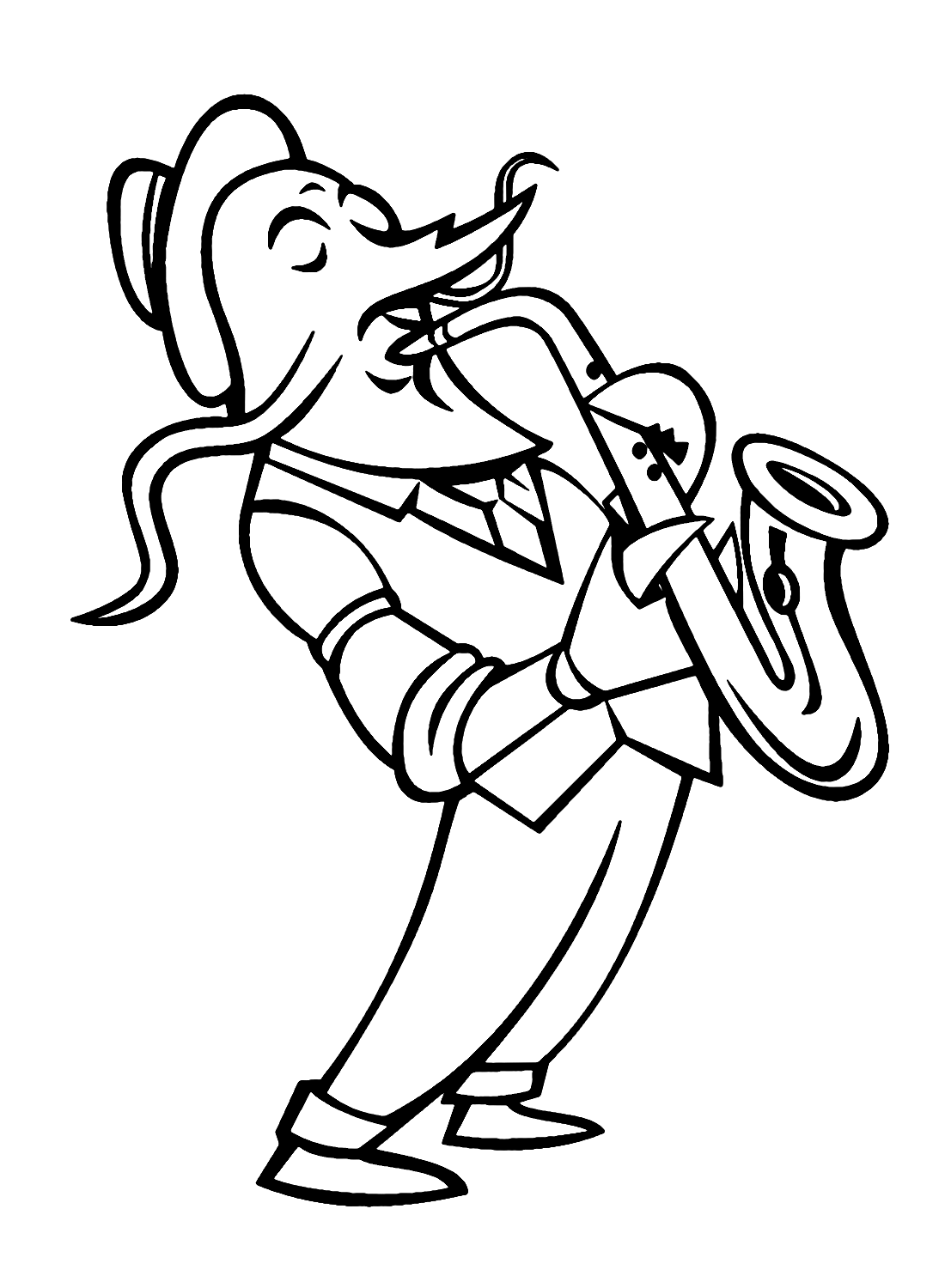 195 Trombone Coloring Pages Printable 93