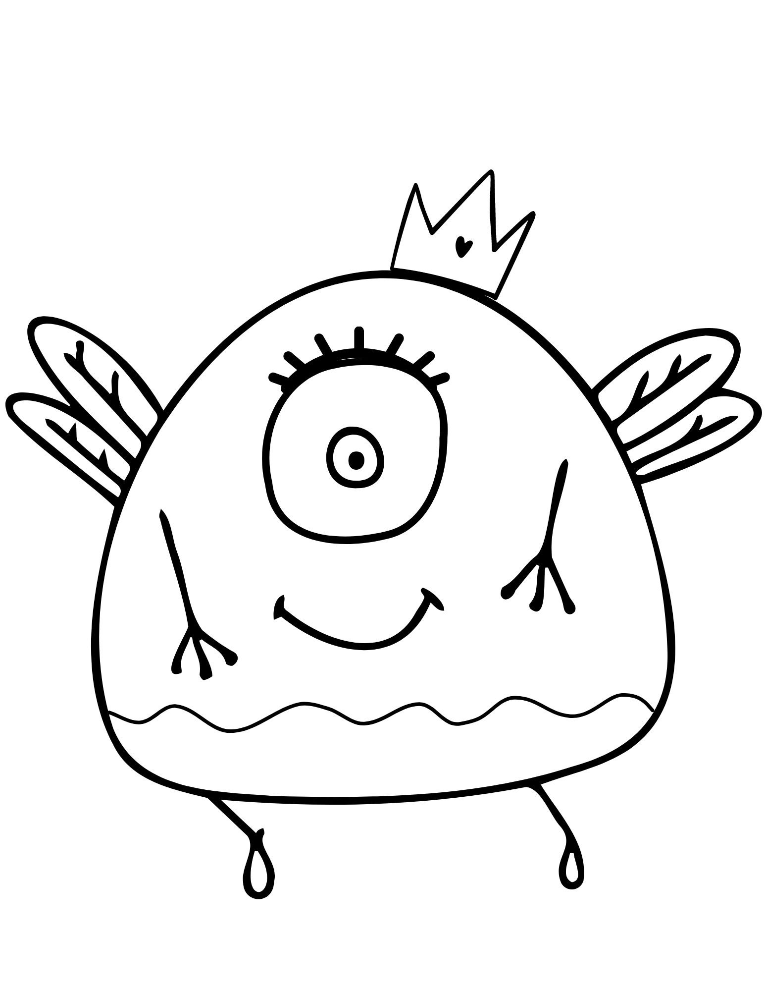 199+ Monster Coloring Page Ideas: Fun and Scary Monsters 104