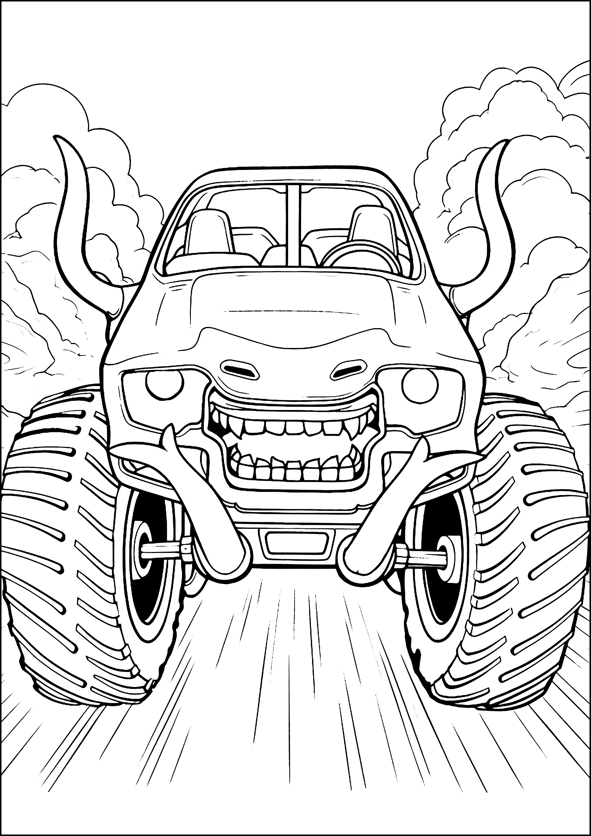 199+ Monster Coloring Page Ideas: Fun and Scary Monsters 106