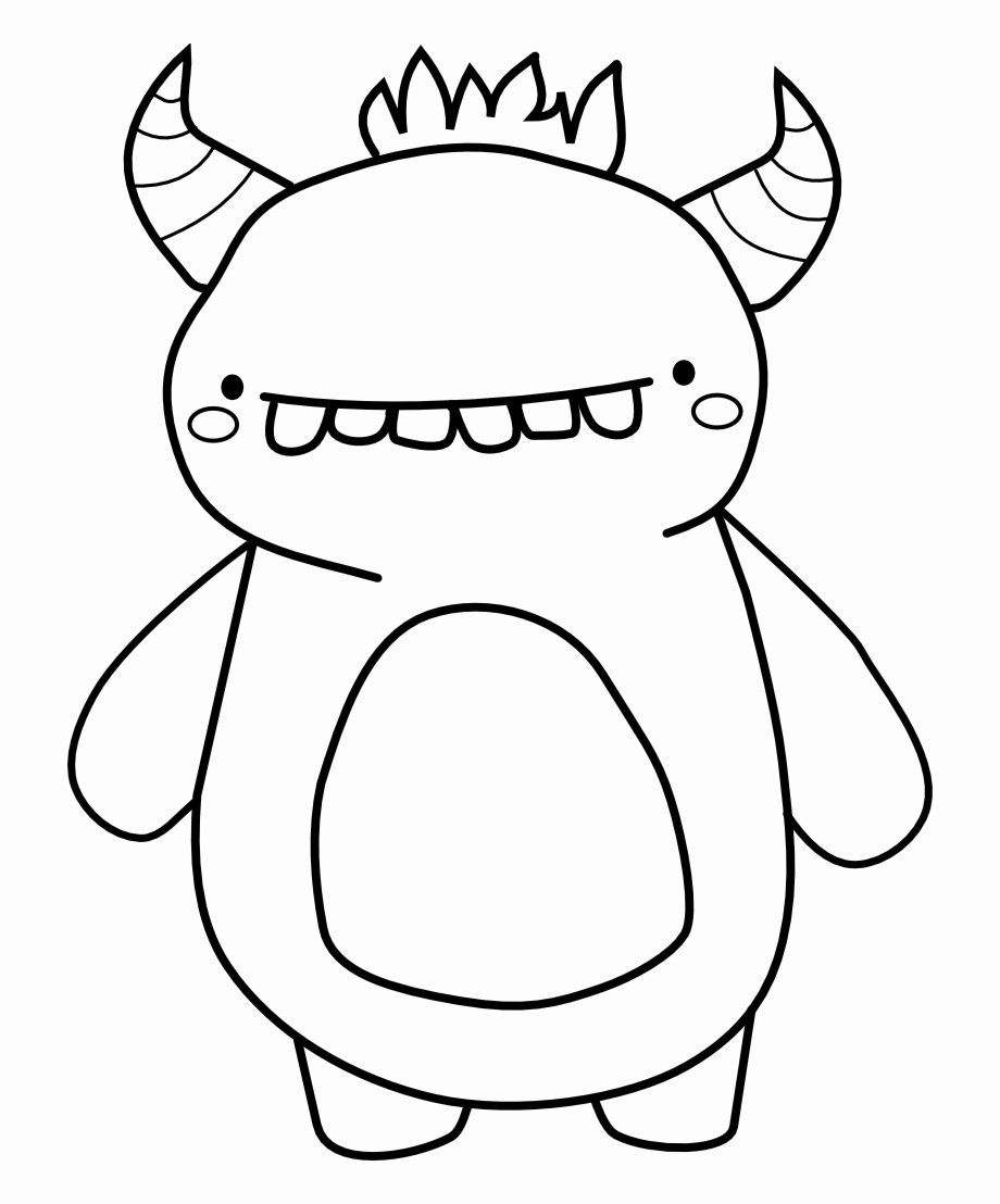 199+ Monster Coloring Page Ideas: Fun and Scary Monsters 11