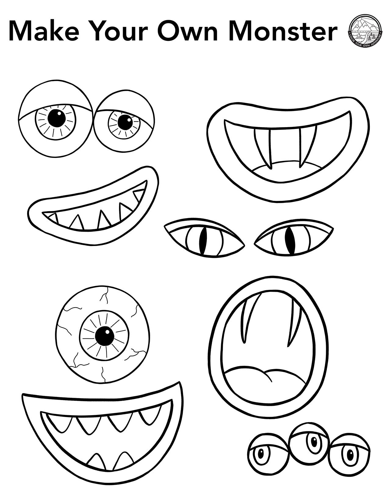 199+ Monster Coloring Page Ideas: Fun and Scary Monsters 117