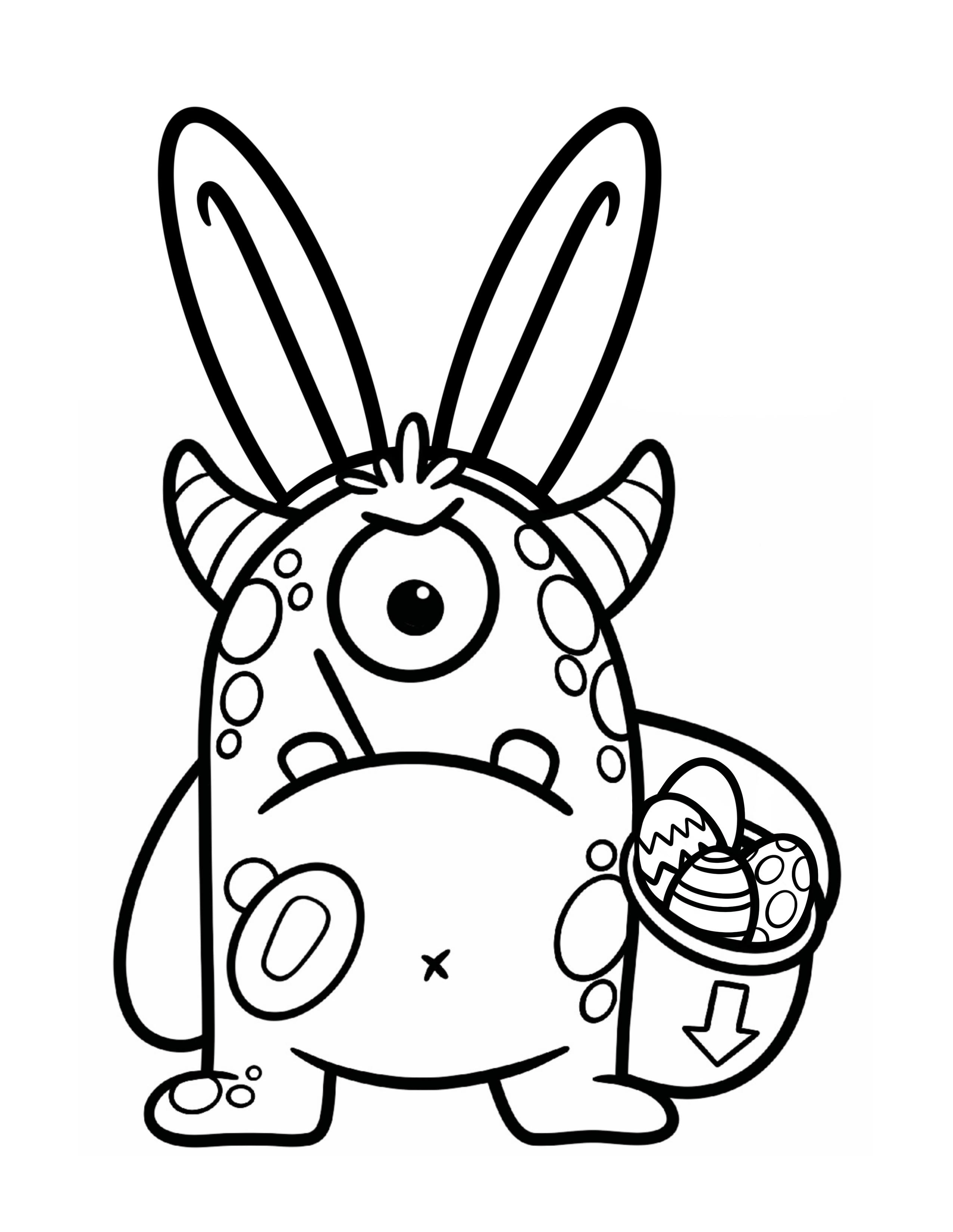 199+ Monster Coloring Page Ideas: Fun and Scary Monsters 127