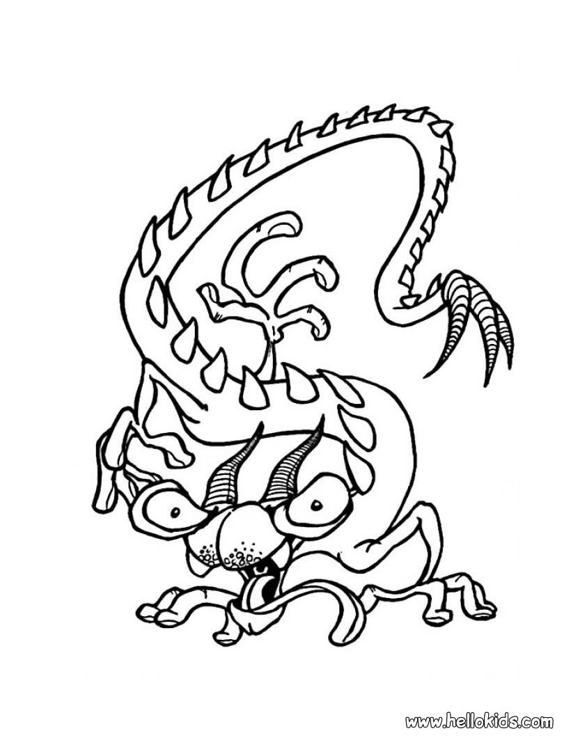 199+ Monster Coloring Page Ideas: Fun and Scary Monsters 14