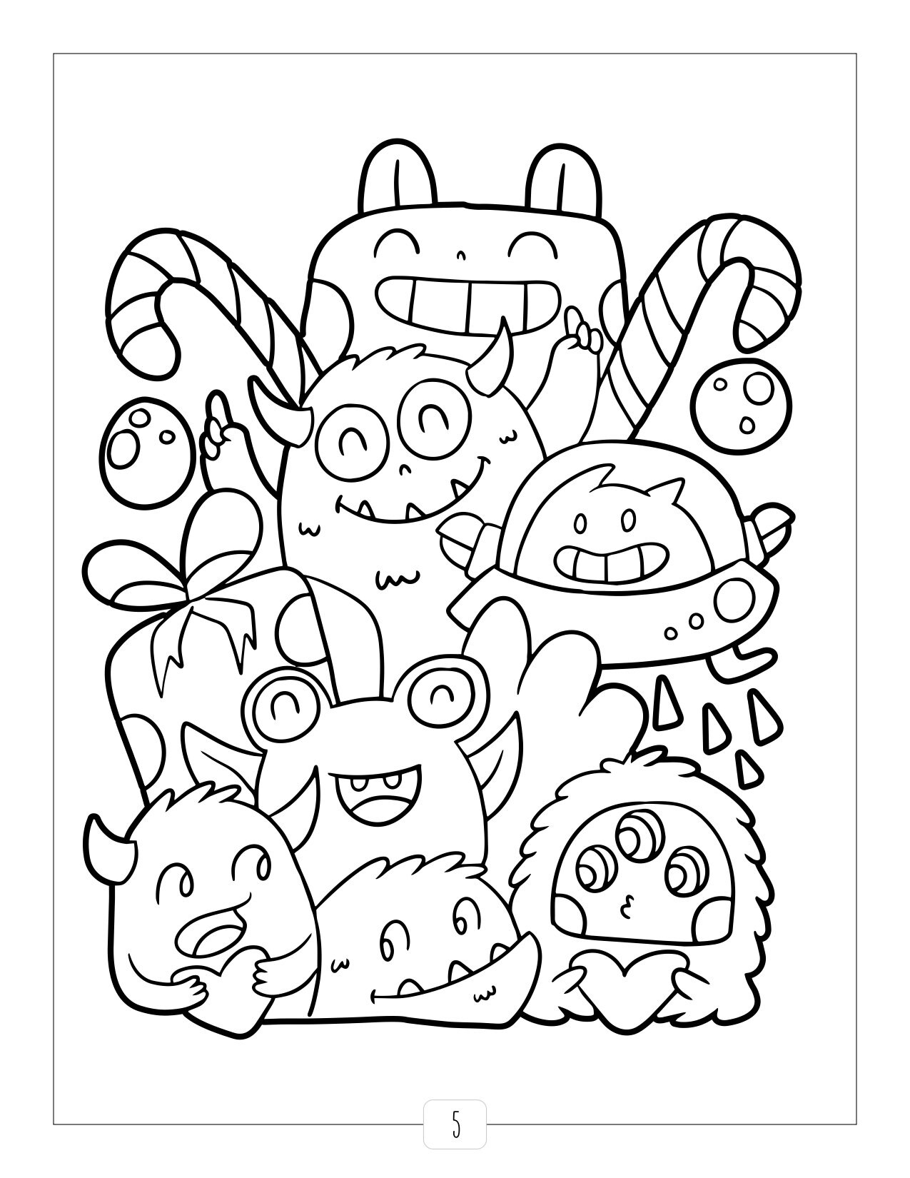 199+ Monster Coloring Page Ideas: Fun and Scary Monsters 141