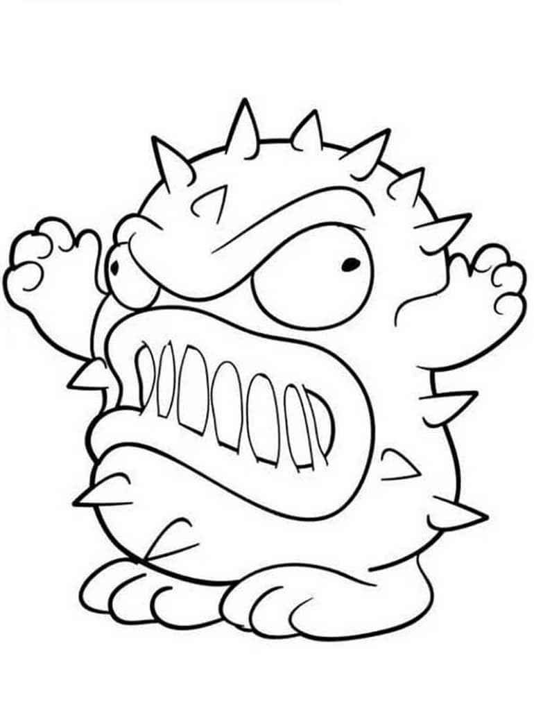 199+ Monster Coloring Page Ideas: Fun and Scary Monsters 144