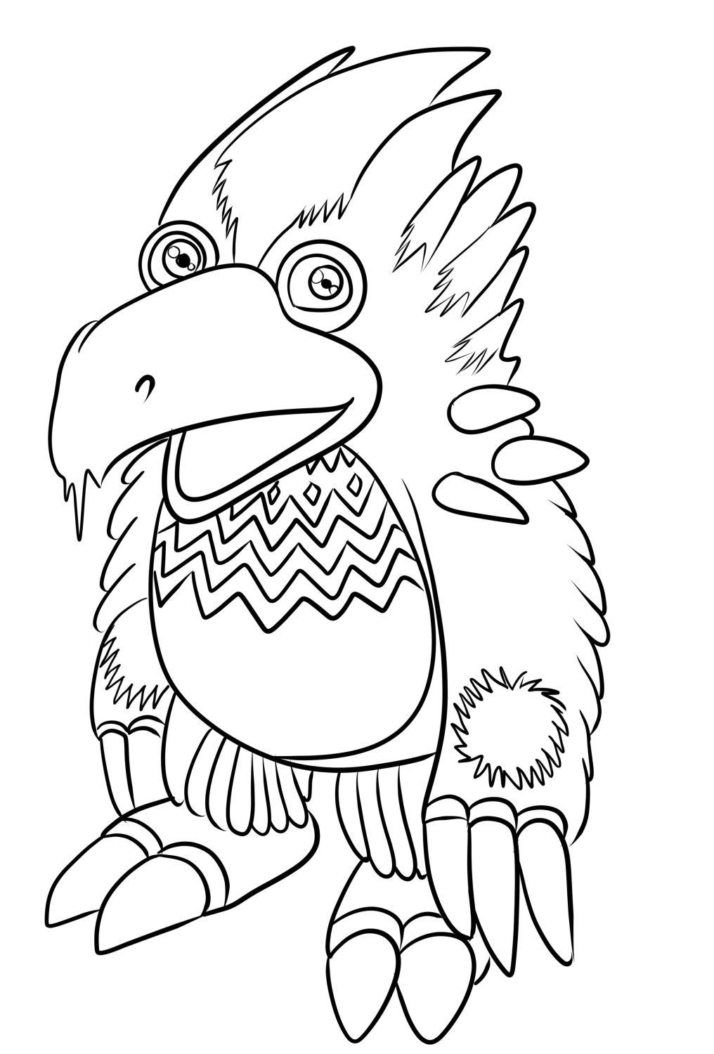 199+ Monster Coloring Page Ideas: Fun and Scary Monsters 147