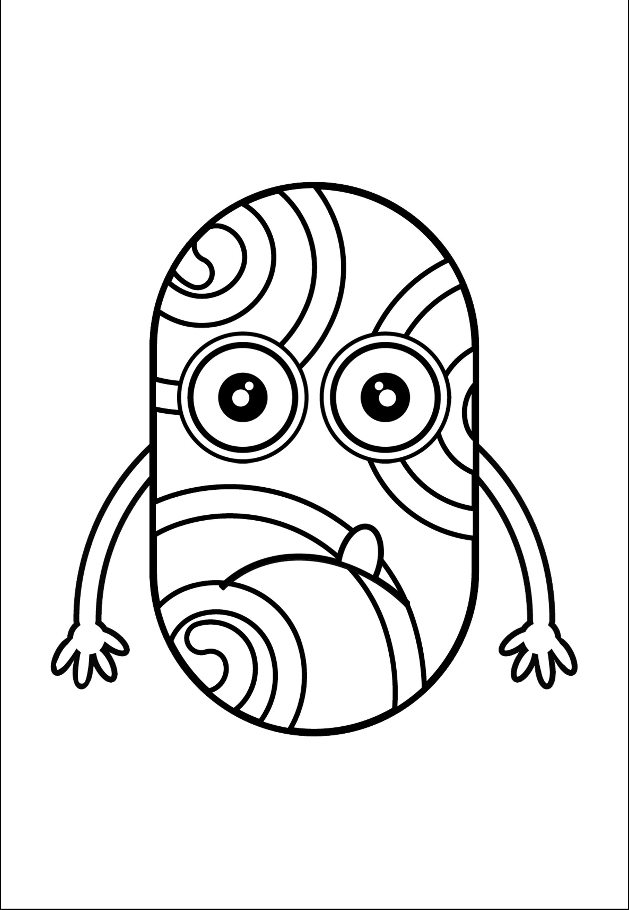 199+ Monster Coloring Page Ideas: Fun and Scary Monsters 161