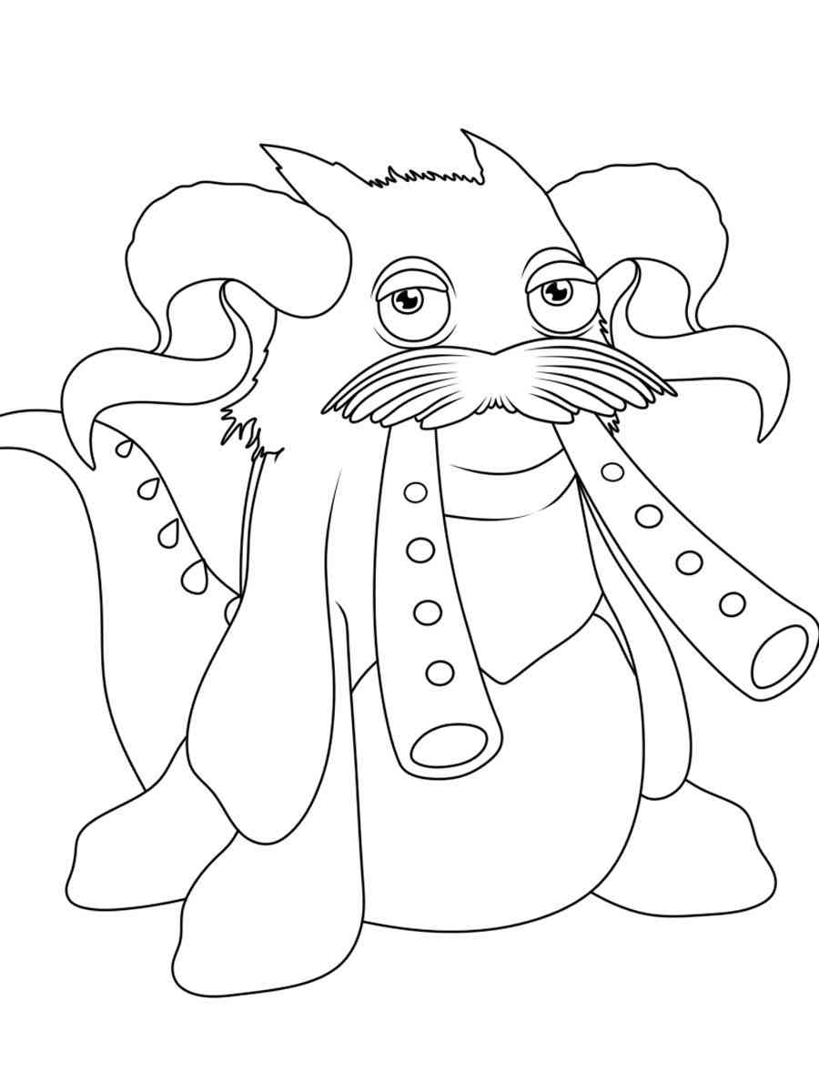 199+ Monster Coloring Page Ideas: Fun and Scary Monsters 162