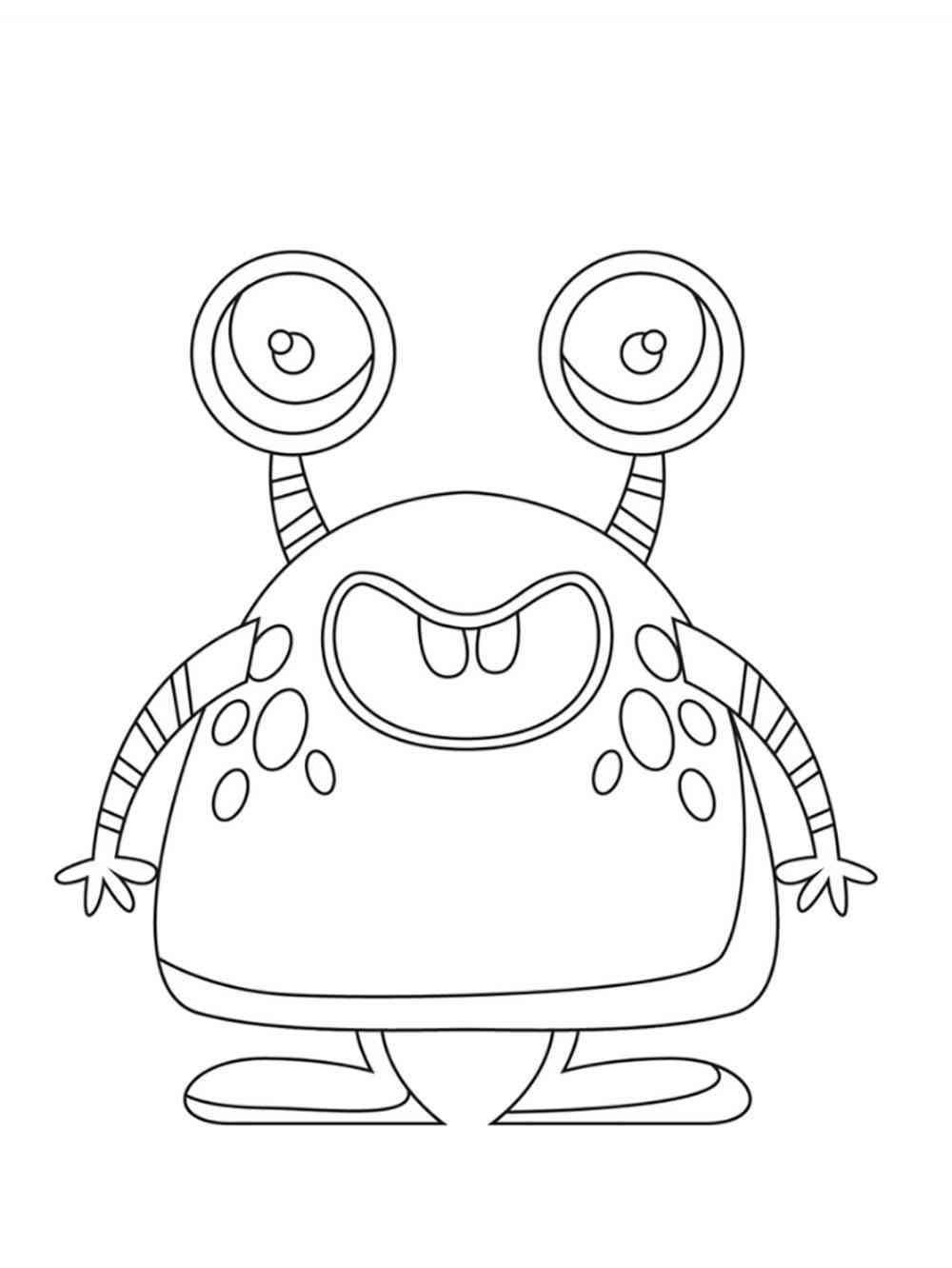 199+ Monster Coloring Page Ideas: Fun and Scary Monsters 178