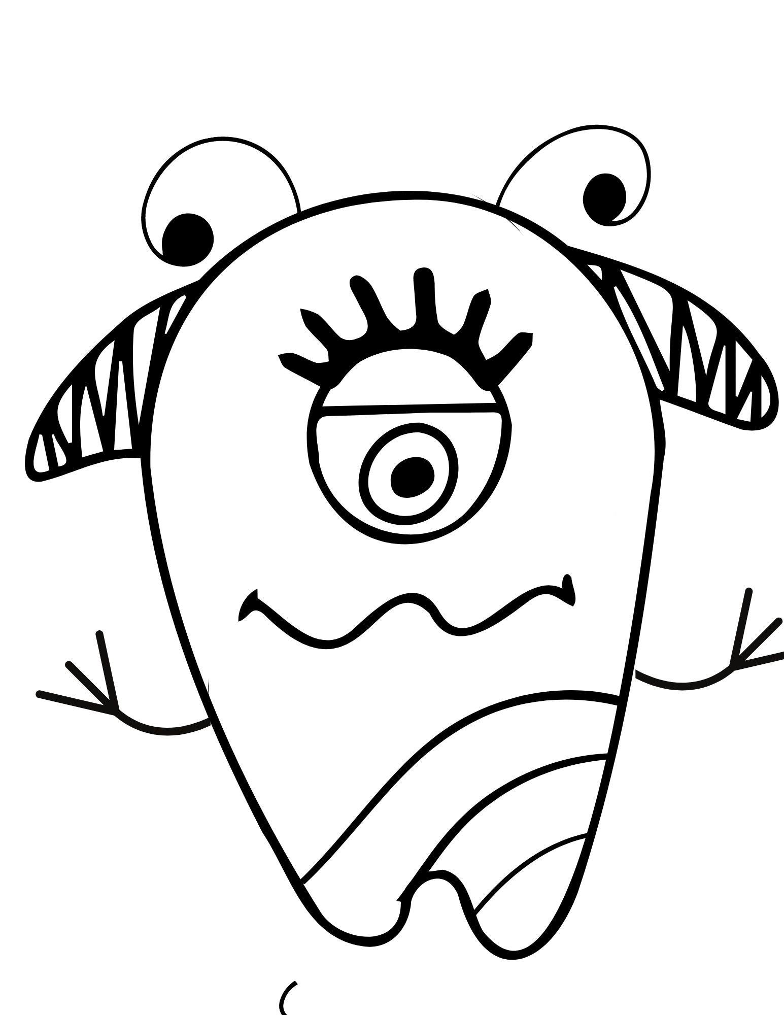 199+ Monster Coloring Page Ideas: Fun and Scary Monsters 179