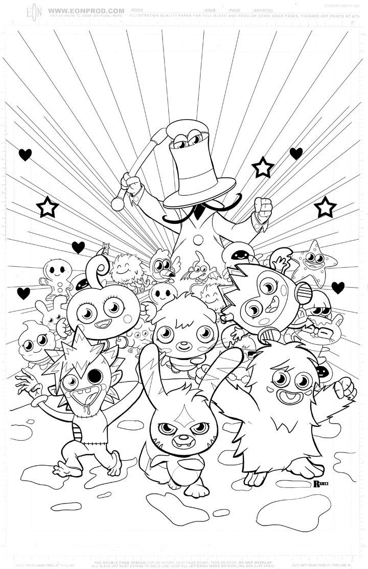 199+ Monster Coloring Page Ideas: Fun and Scary Monsters 180