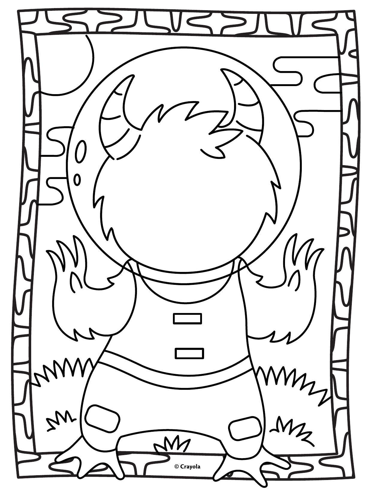 199+ Monster Coloring Page Ideas: Fun and Scary Monsters 183