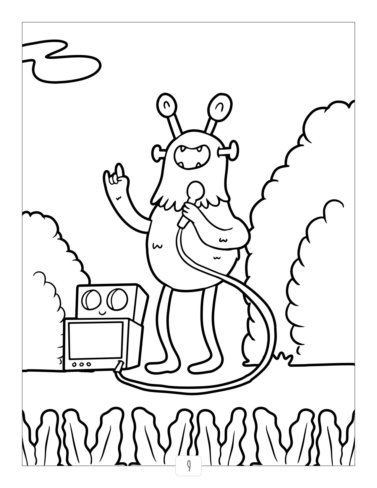 199+ Monster Coloring Page Ideas: Fun and Scary Monsters 192