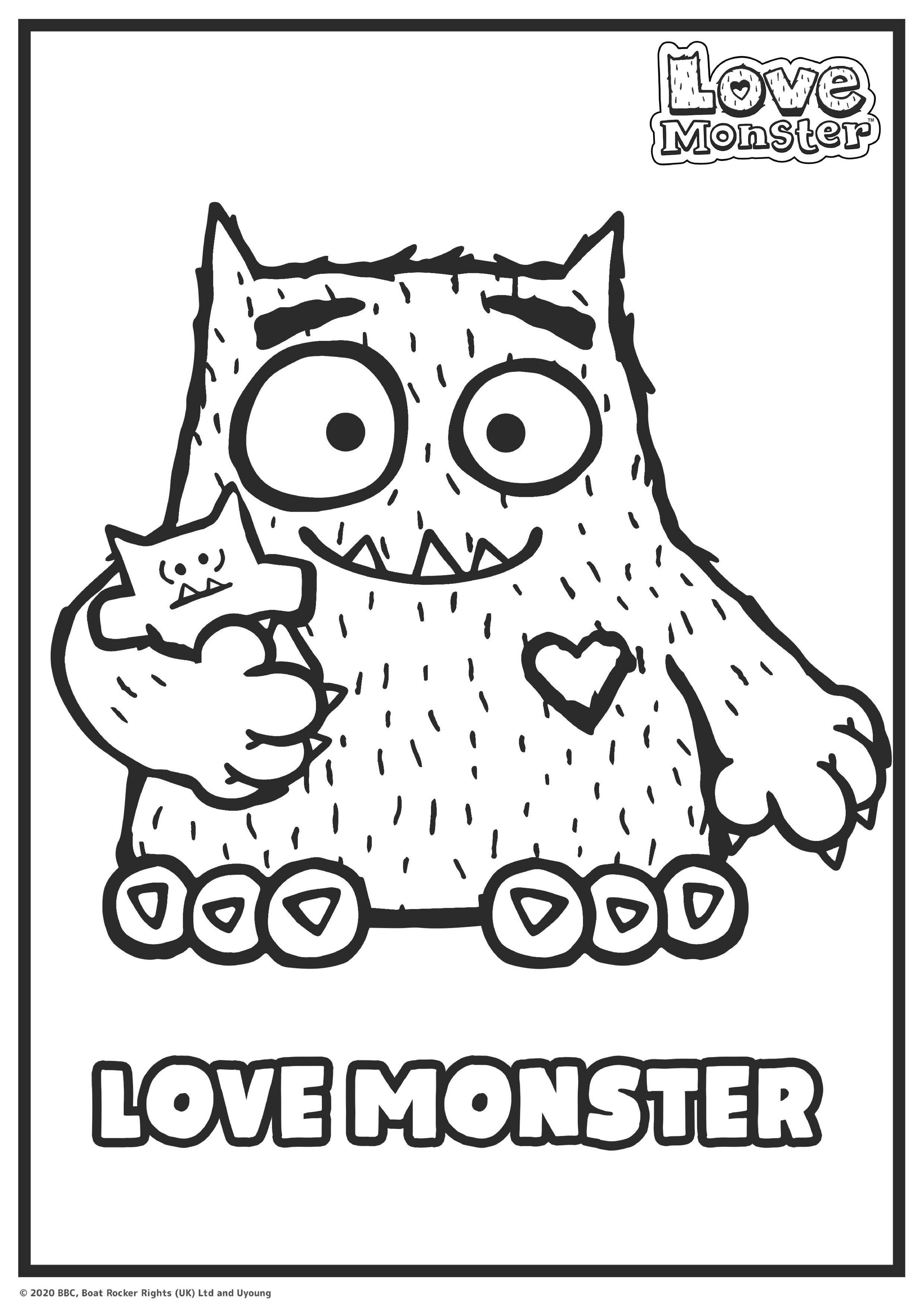 199+ Monster Coloring Page Ideas: Fun and Scary Monsters 29