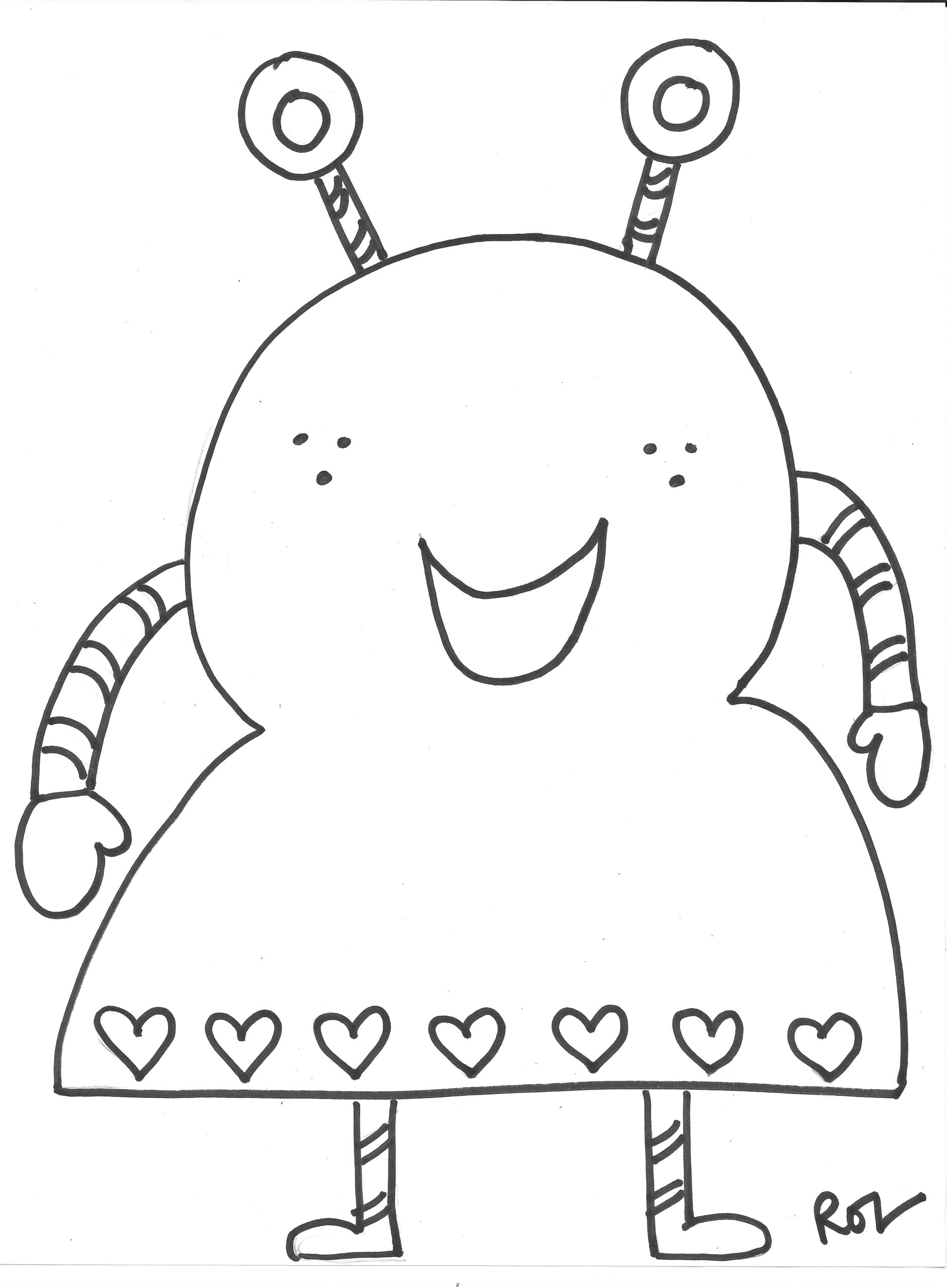 199+ Monster Coloring Page Ideas: Fun and Scary Monsters 48