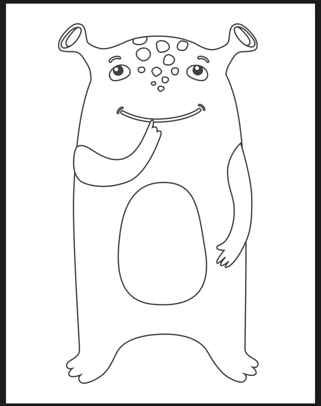 199+ Monster Coloring Page Ideas: Fun and Scary Monsters 56