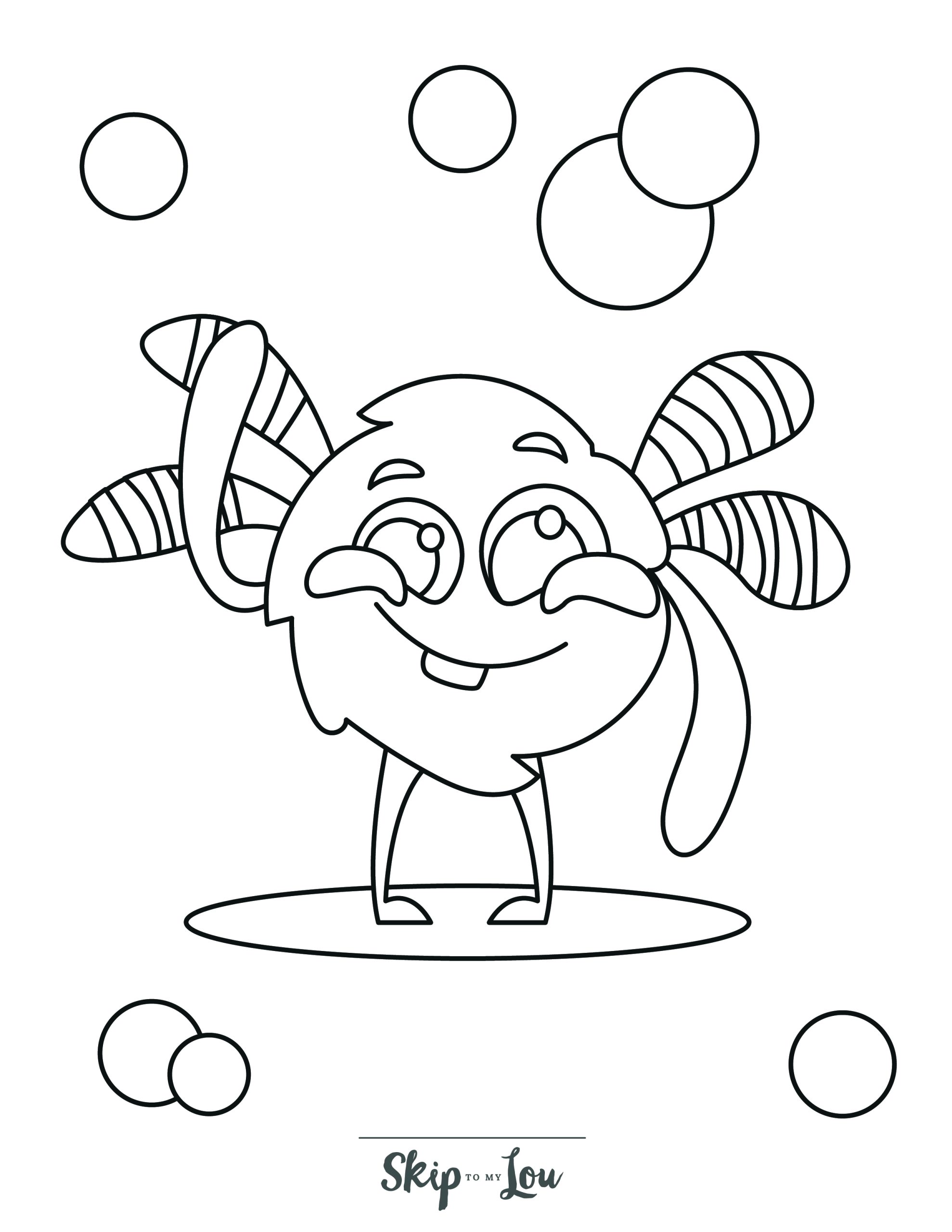 199+ Monster Coloring Page Ideas: Fun and Scary Monsters 59