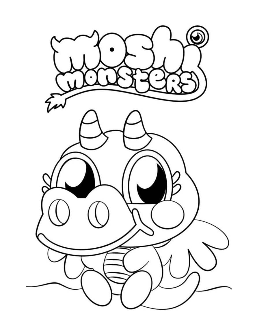 199+ Monster Coloring Page Ideas: Fun and Scary Monsters 61