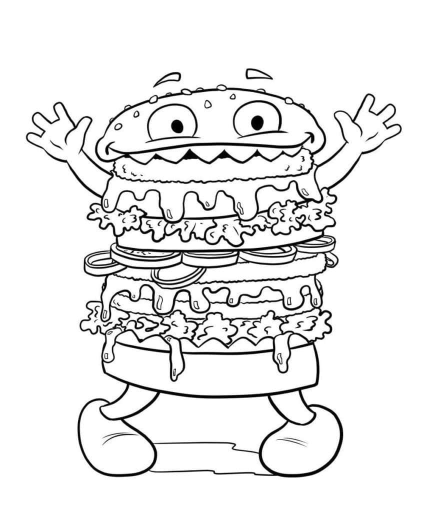 199+ Monster Coloring Page Ideas: Fun and Scary Monsters 64