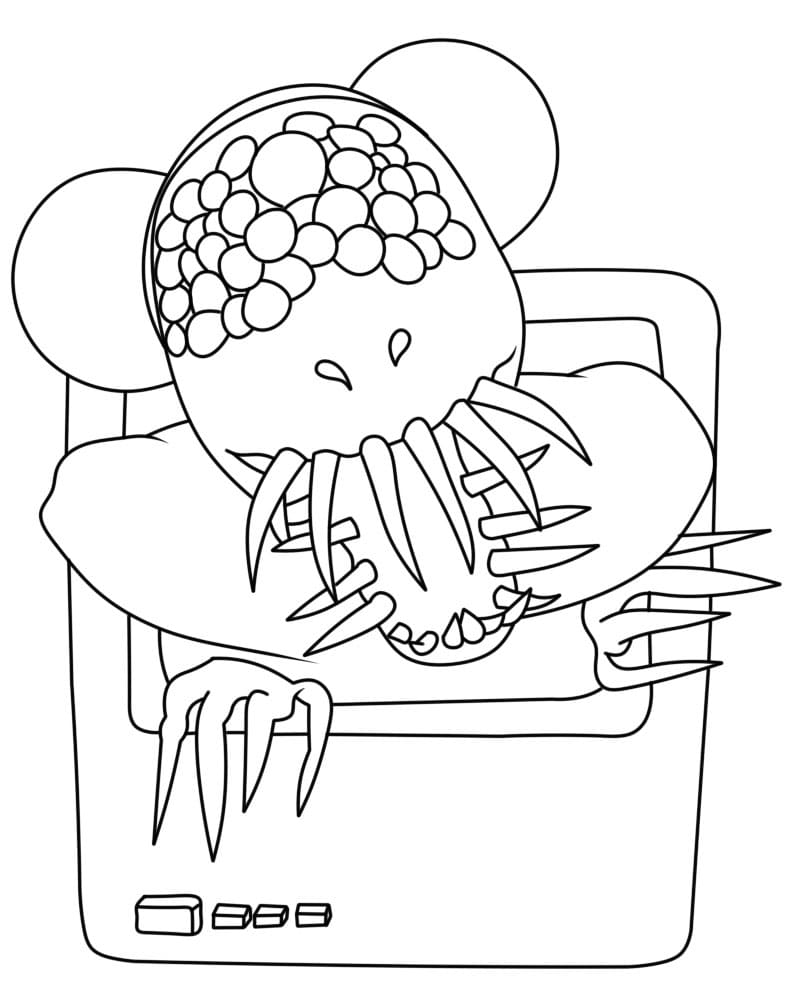 199+ Monster Coloring Page Ideas: Fun and Scary Monsters 70