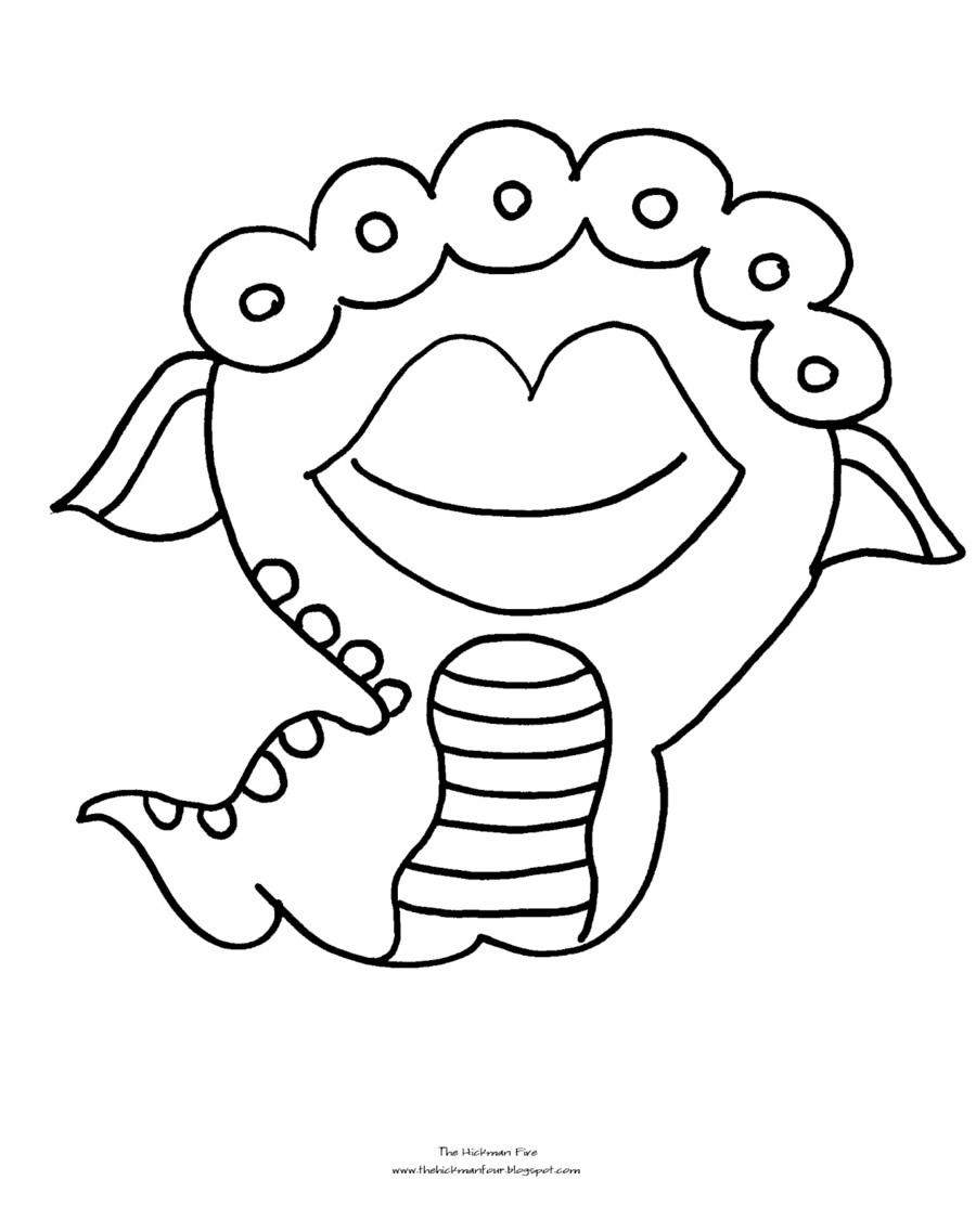 199+ Monster Coloring Page Ideas: Fun and Scary Monsters 78