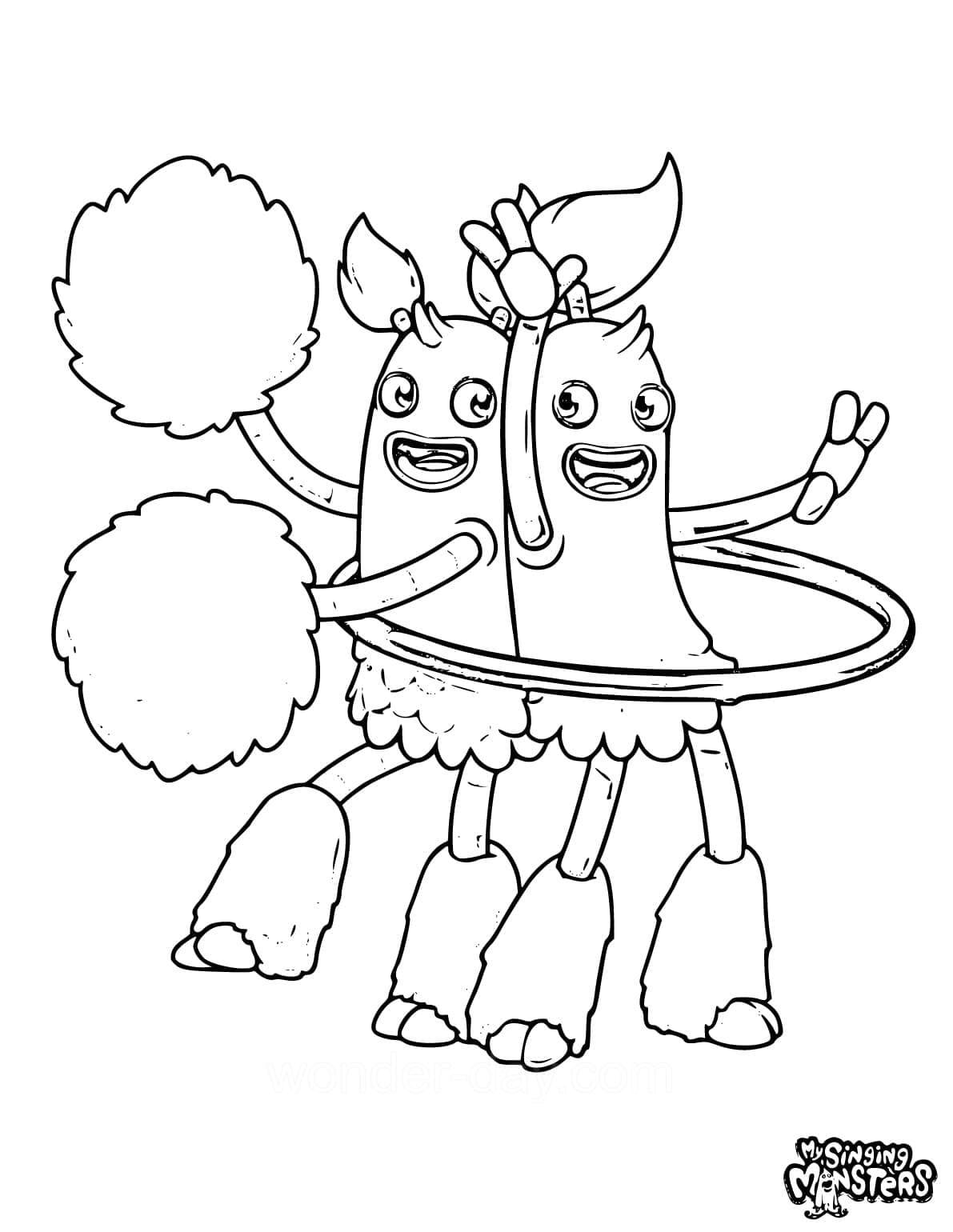 199+ Monster Coloring Page Ideas: Fun and Scary Monsters 79