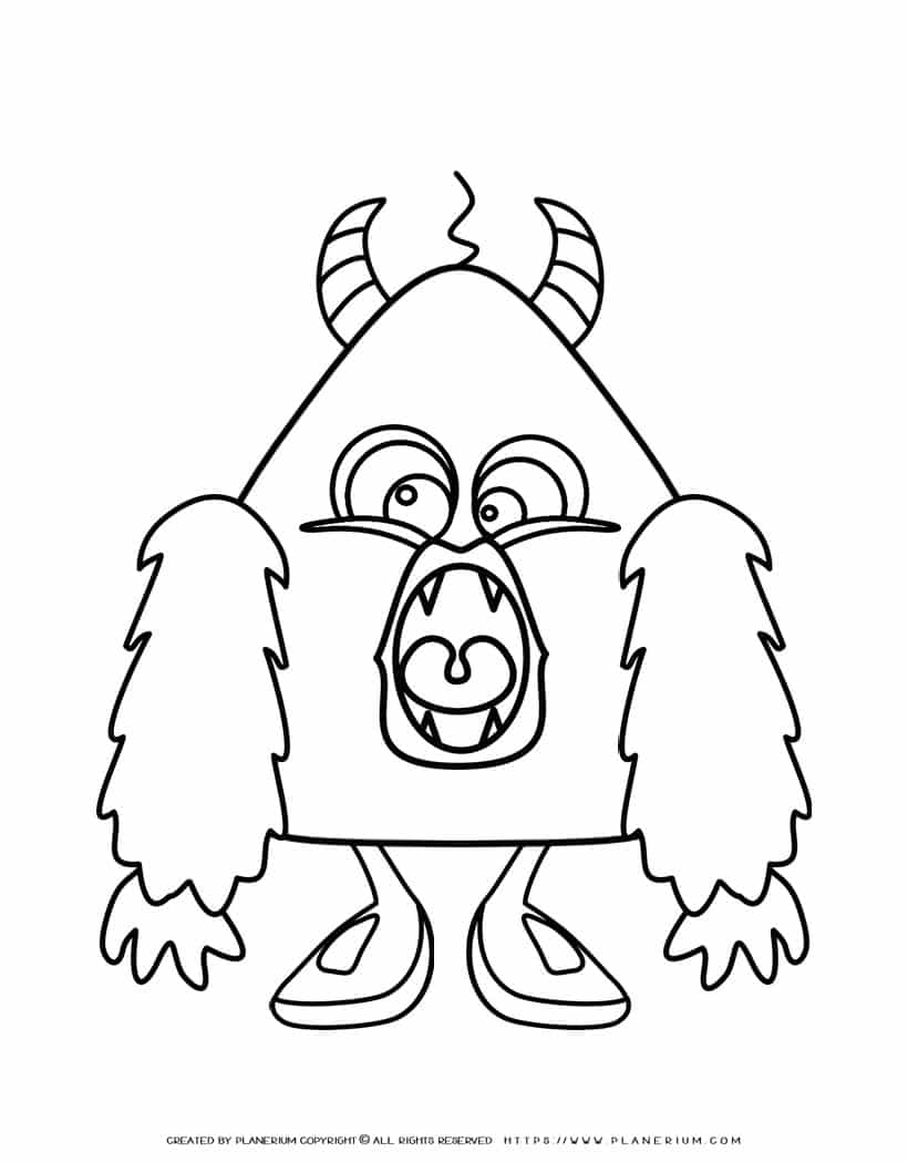 199+ Monster Coloring Page Ideas: Fun and Scary Monsters 98