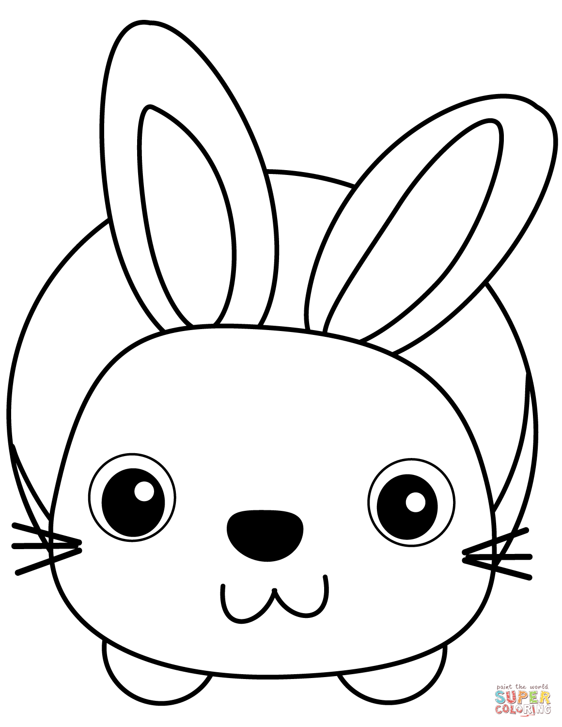 80+ Bunny Coloring Pages 28