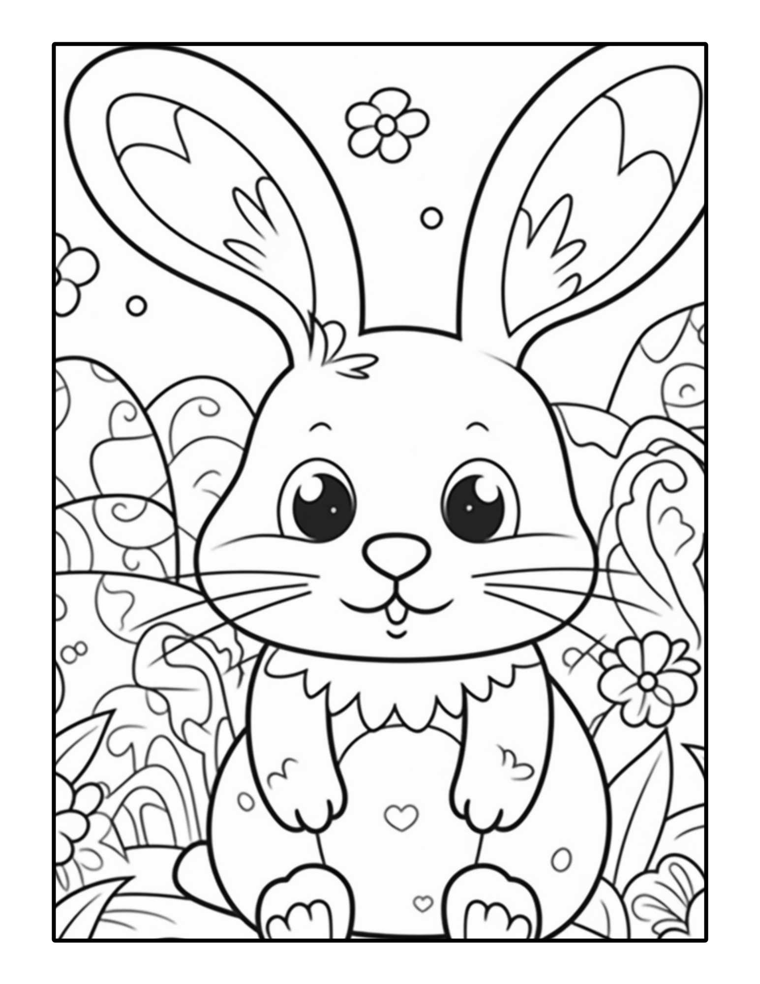 80+ Bunny Coloring Pages 33