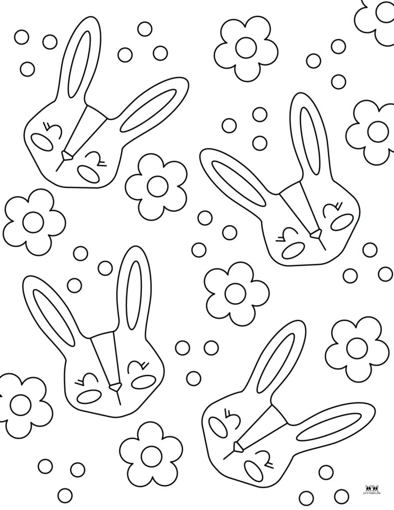 80+ Bunny Coloring Pages 39