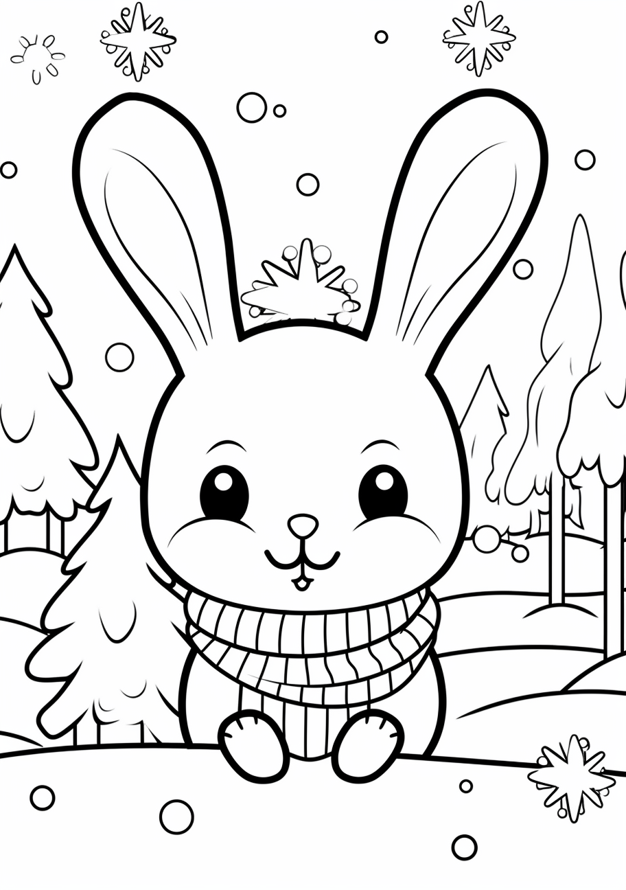 80+ Bunny Coloring Pages 43