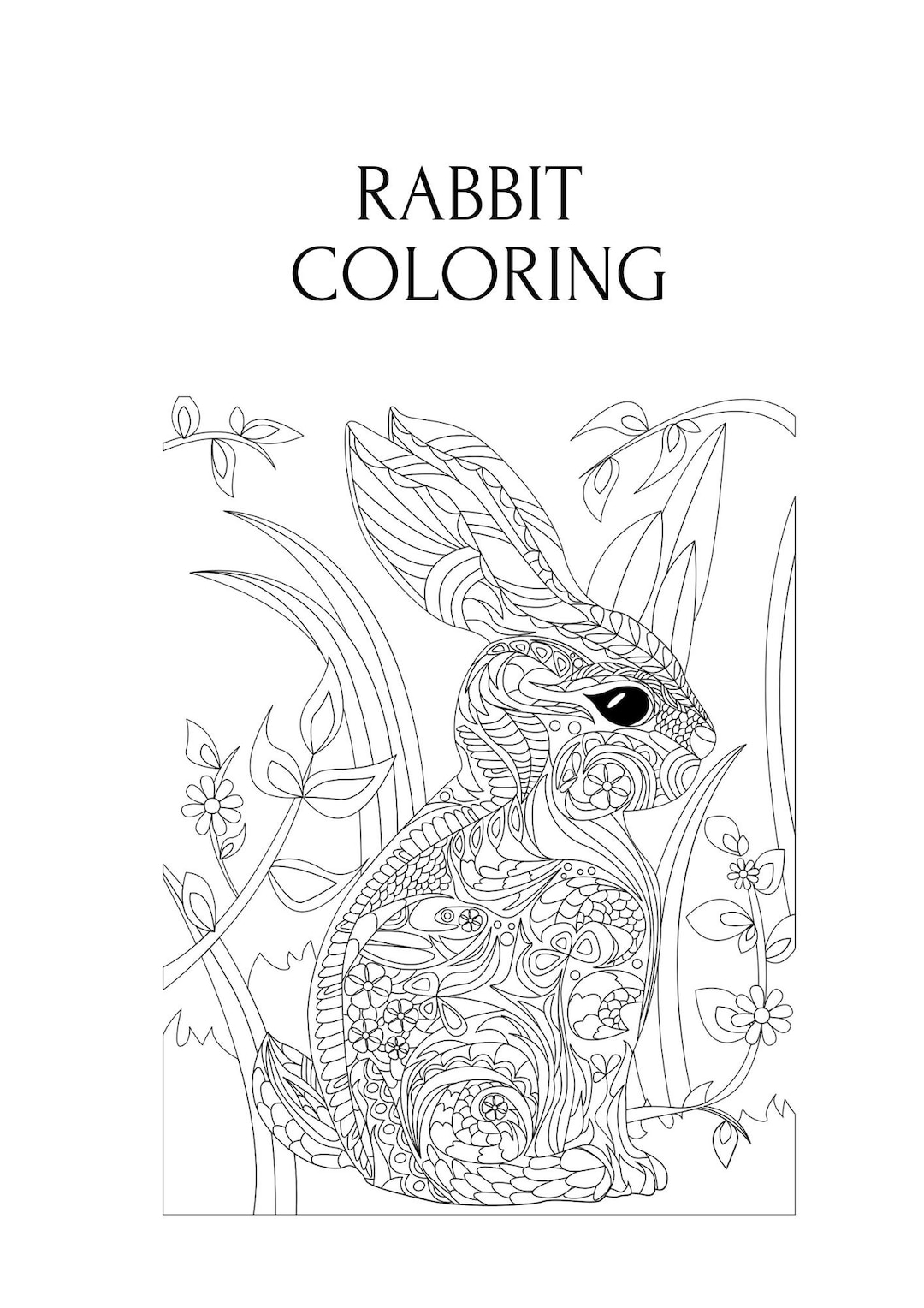 80+ Bunny Coloring Pages 47