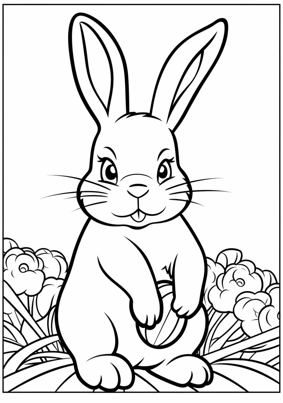 80+ Bunny Coloring Pages 52