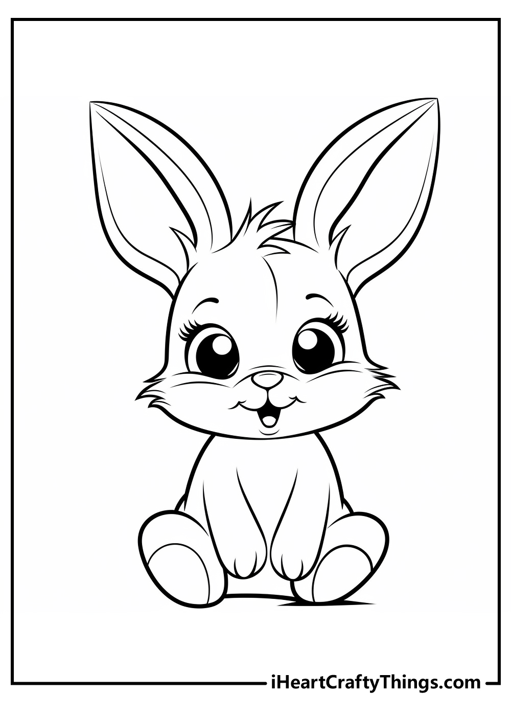 80+ Bunny Coloring Pages 7