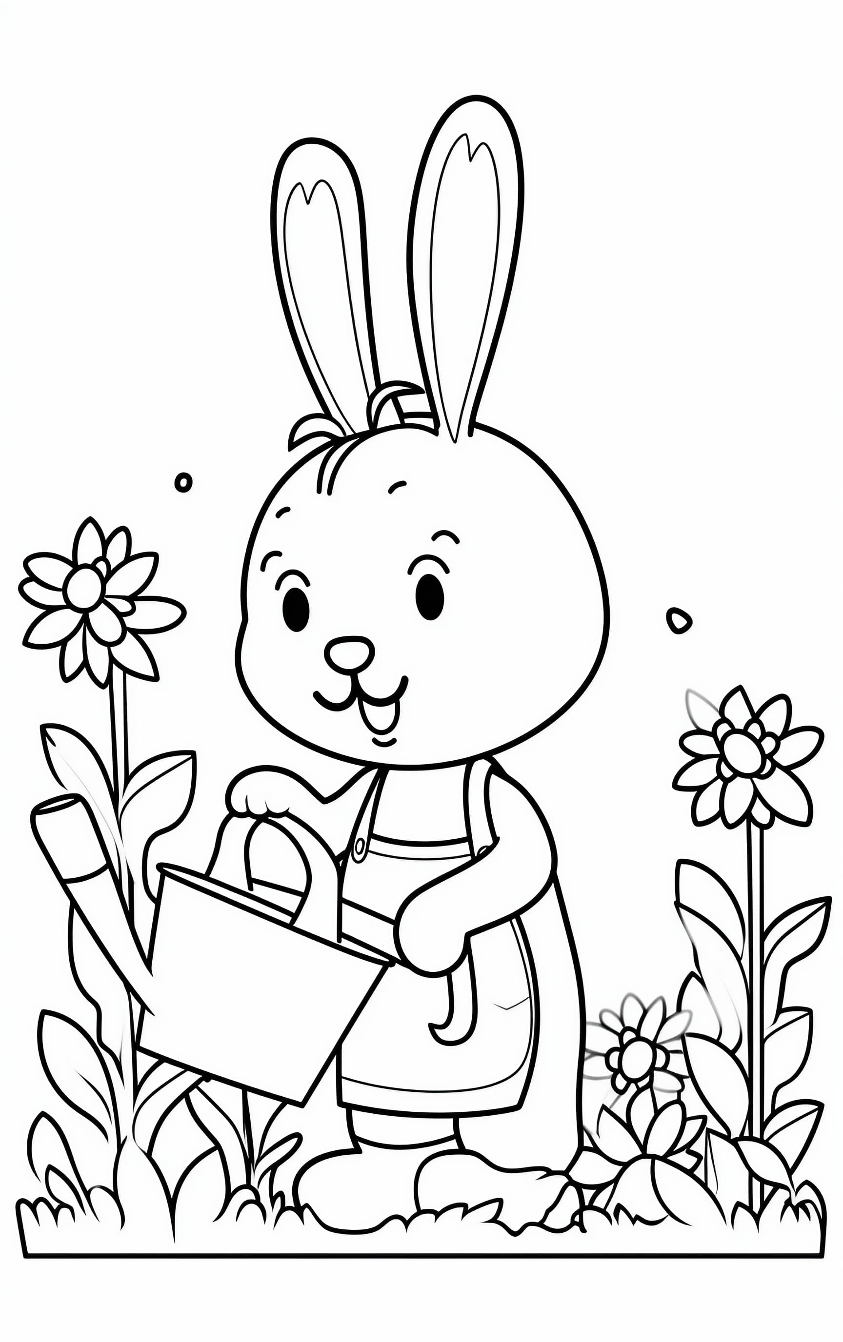 80+ Bunny Coloring Pages 70