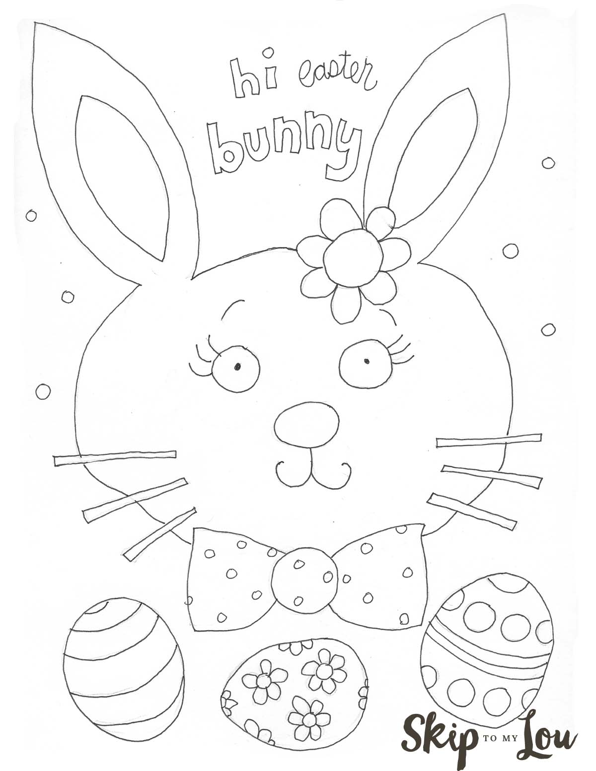 80+ Bunny Coloring Pages 73